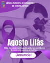 Agosto Lilás – Combate à Violência Contra a Mulher