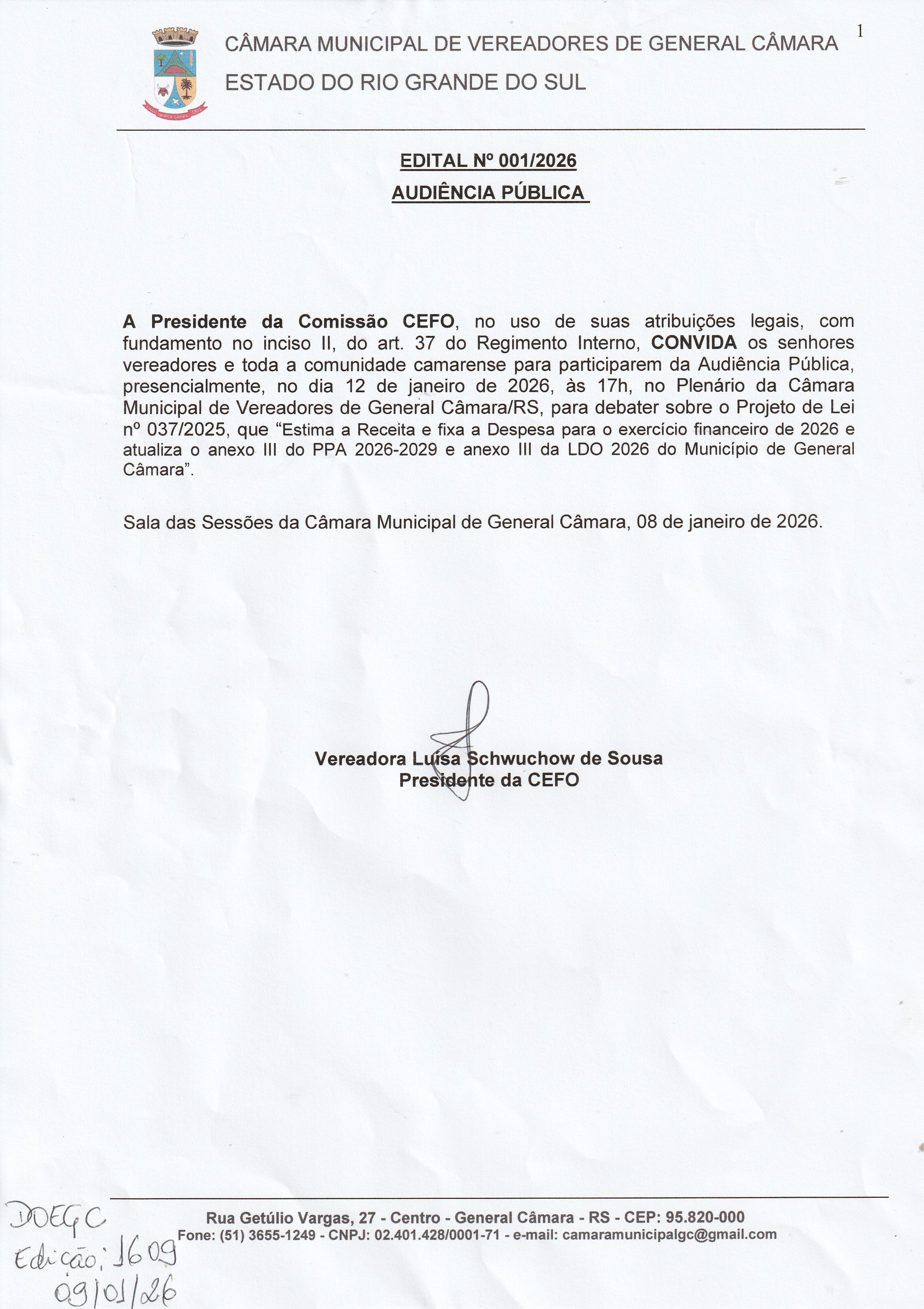               Audiência Pública LOA 