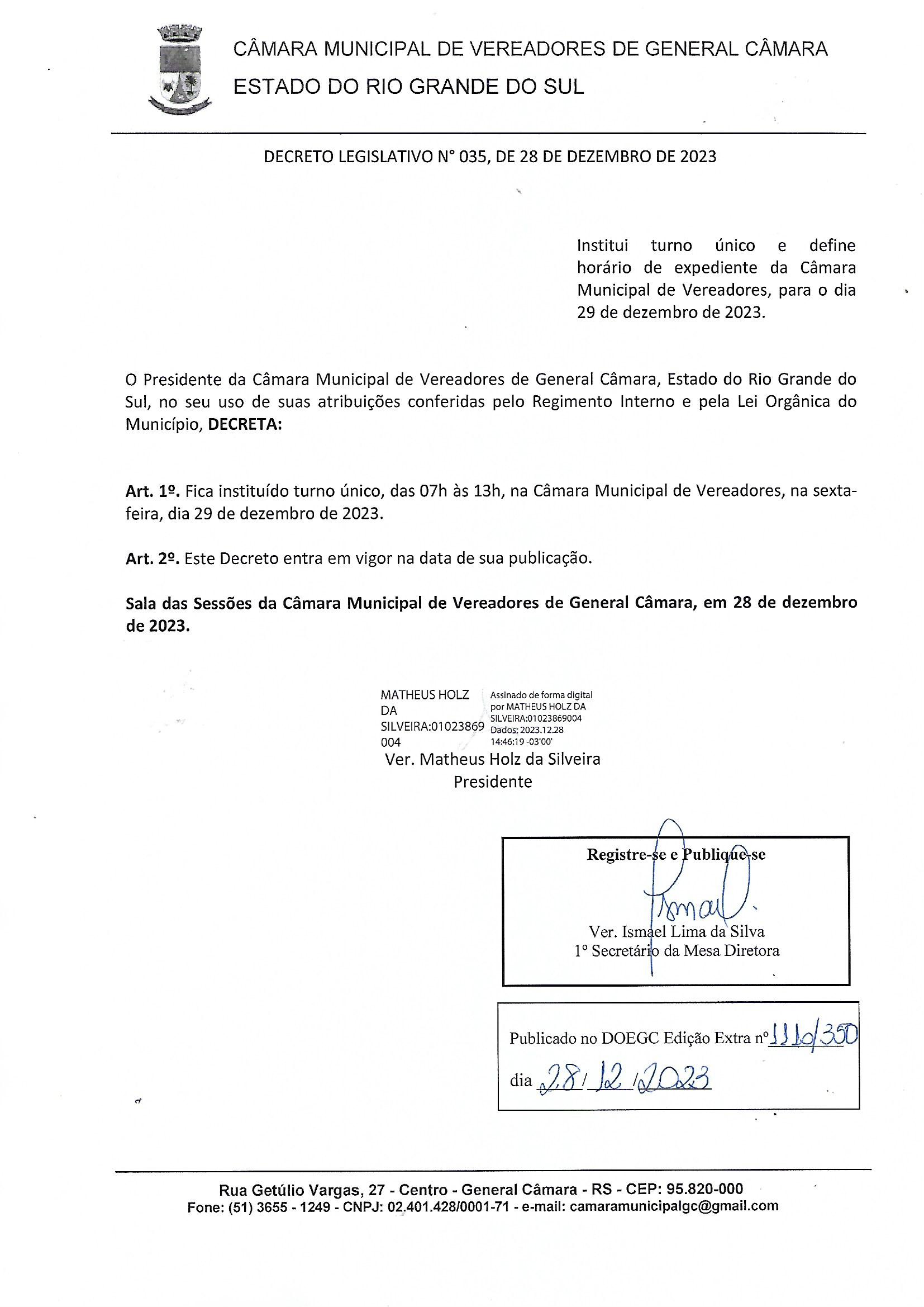 DECRETO 035/2023