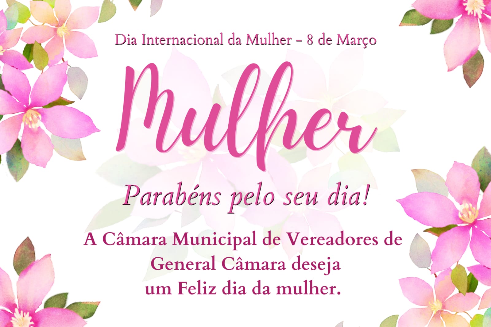 Dia Internacional da Mulher. 08/03/2024 