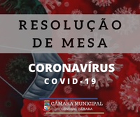 Câmara Municipal restringe suas atividades.