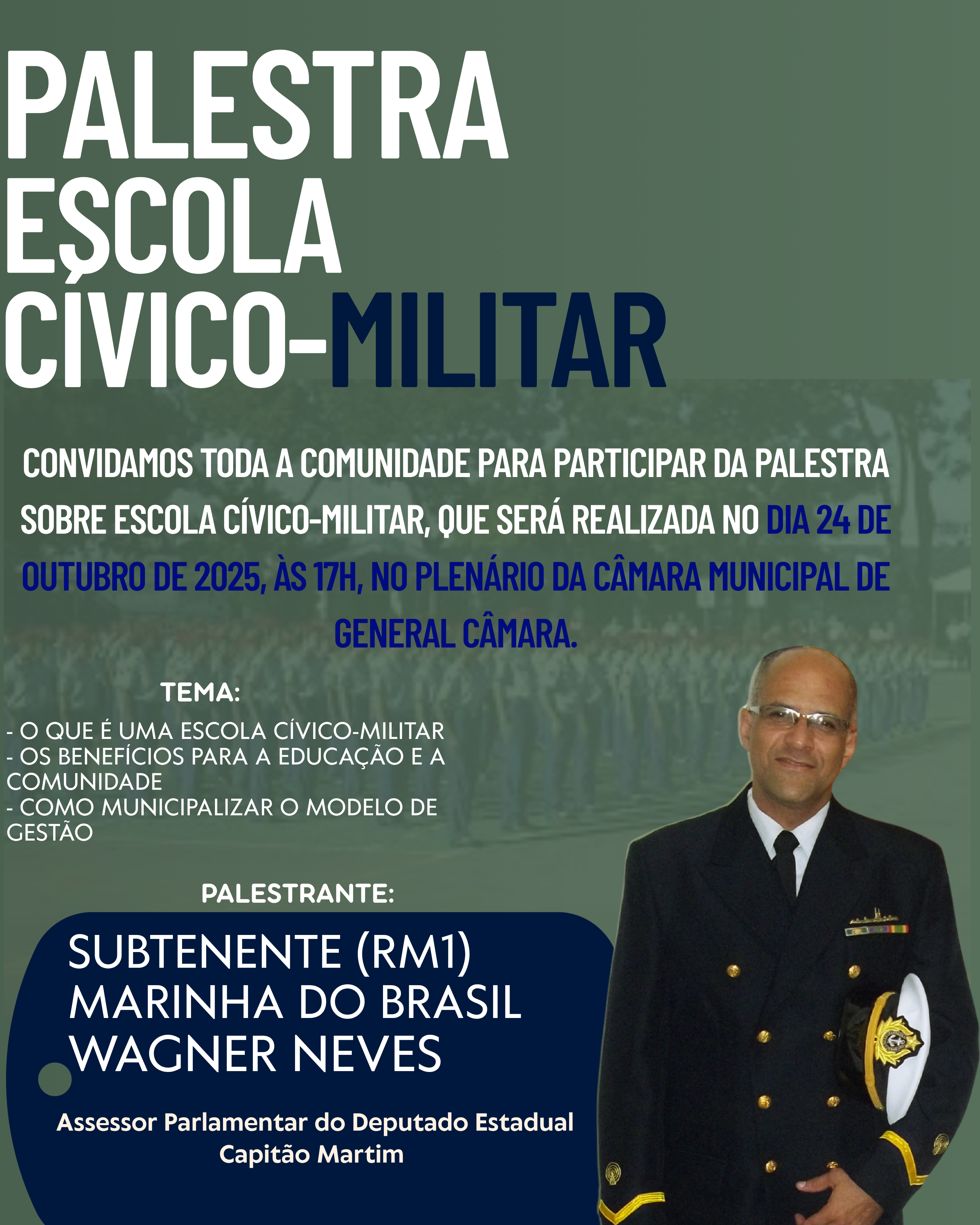 Palestra - Escolas Cívico-Militar